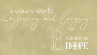A Weary World Rejoicing … and Longing: Peace episode artwork