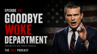 #281 - Hegseth's Mic Drop Speech—Goodbye Woke Department episode artwork