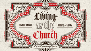 Living as the Church 9: Church Discipline
