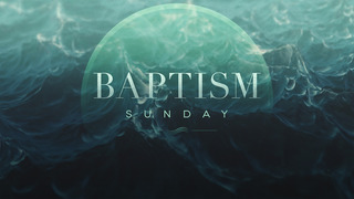 Baptism Sunday episode artwork
