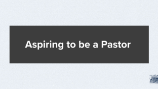 1 Timothy 1:1-2, Acts 16:1-5: Aspiring to be a Pastor episode artwork
