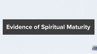 1 Timothy 3:6-7: Evidence of Spiritual Maturity episode artwork