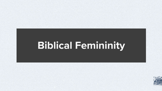 1 Timothy 2:11-15; Proverbs 31: Biblical Femininity episode artwork