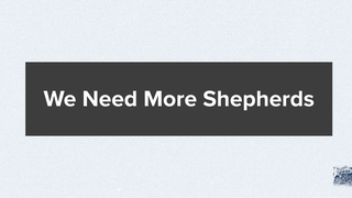 1 Timothy 3:2-3: We Need More Shepherds episode artwork