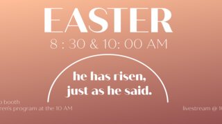 Resurrection Sunday – John 20:19-29 “Peace be with you!”