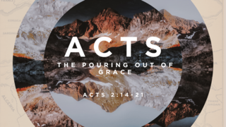 The Pouring Out of Grace