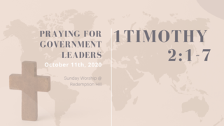 Praying for Government Leaders: Honorably Seeking the Good of the Gospel (1 Tim 2:1-7) episode artwork