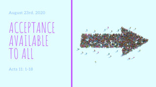 Acceptance Available to All (Acts 11:1-18) episode artwork