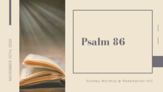 Psalm 86 episode artwork