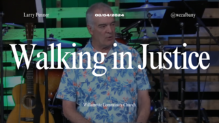 Walking in Justice
