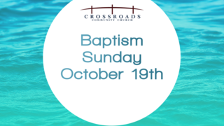 Baptism Sunday episode artwork