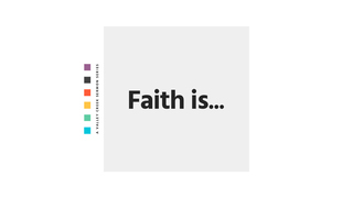 Faith is Resting in the Mercy of God (SW)