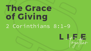 The Grace of Giving
