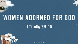 Women Adorned for God