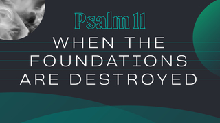 When the Foundations are Destroyed