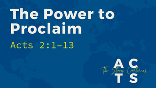 The Power to Proclaim