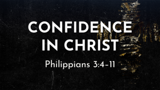 Confidence in Christ