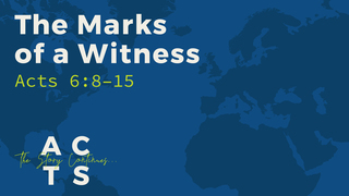 The Marks of a Witness