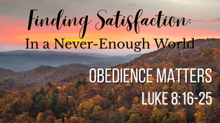 Obedience Matters