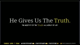 He Gives Us the Truth (AUDIO ONLY)