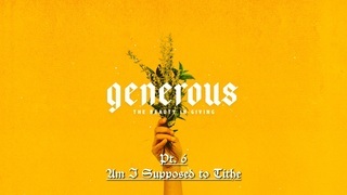 Am I Supposed to Tithe | Joey Brown