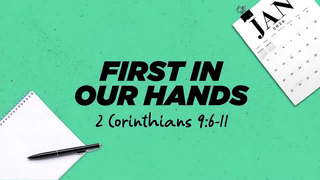 First In Our Hands (AUDIO)