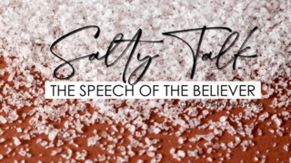 Salty Talk: The Speech of the Believer