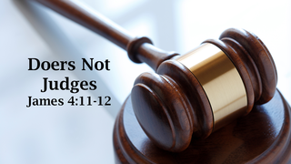 Doers Not Judges (audio)