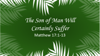 the Son of Man will Certainly Suffer episode artwork