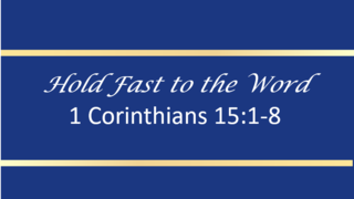 Hold Fast to the Word episode artwork