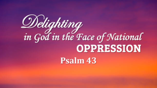 Delighting in God in the Face of National Oppression episode artwork