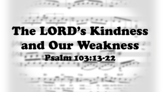 The LORD's Kindness and Our Weakness episode artwork
