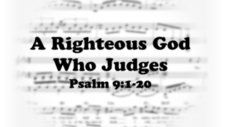 A Righteous God Who Judges episode artwork