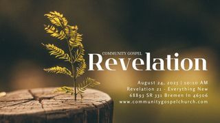 Everything New (Revelation 21:1-27)