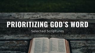 Prioritizing God's Word episode artwork