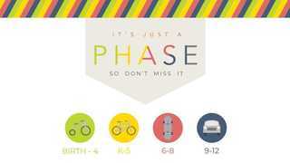 It's just a phase so don’t miss it