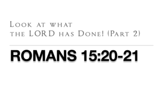 Look at what the Lord has Done! (Part 2) episode artwork
