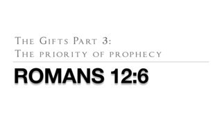 The Gifts Part 3: The Priority of Prophecy episode artwork