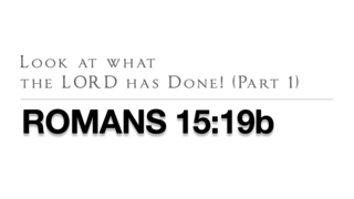 Look at what the Lord has Done (Part 1) episode artwork