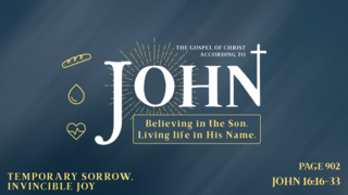 Temporary Sorrow, Invincible Joy (John 16:16-33)