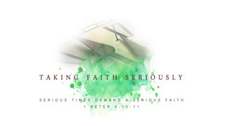 Serious Times, Serious Faith episode artwork
