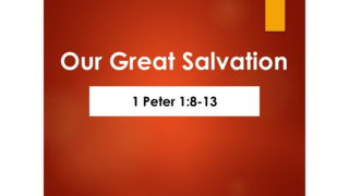 Our Great Salvation