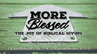 The Joy of the Giver